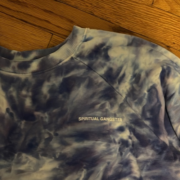 Spiritual Gangster Crop Crewneck Sweatshirt - Picture 2 of 2